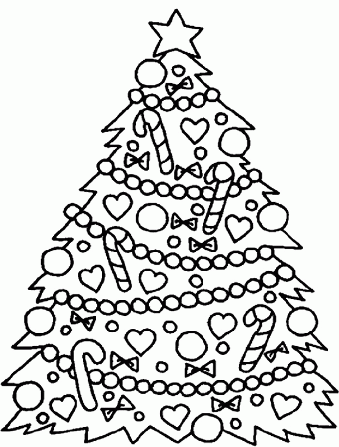 Coloring Pages Christmas Tree