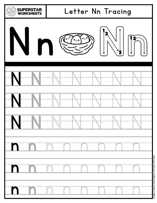 Tracing Letter N Hi res Stock Photography And Images Alamy
