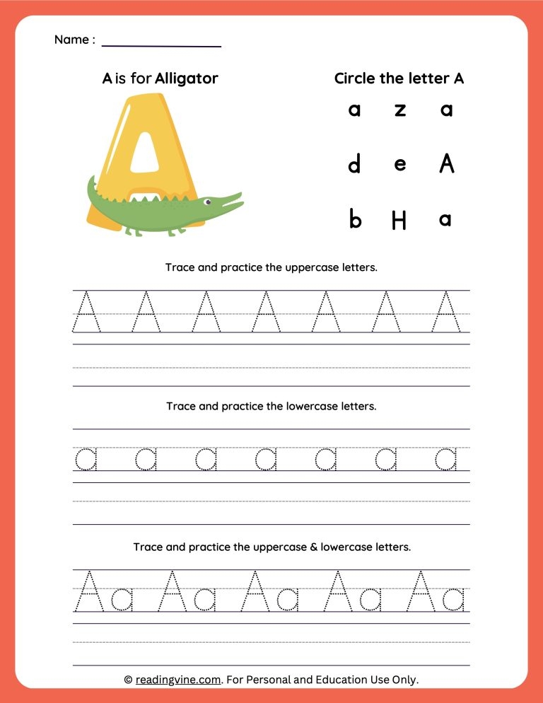 lowercase a worksheet
