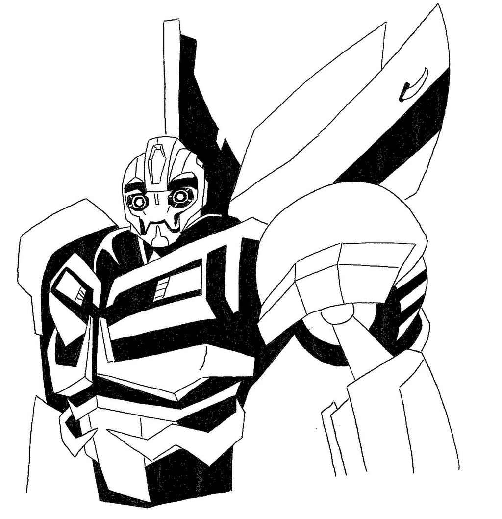 Transformers Bumblebee Coloring Pages For Kids Coloring Pages
