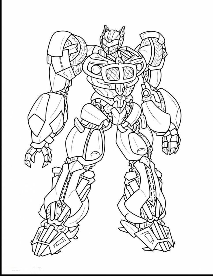 Transformers Bumblebee Coloring Pages KarlaecSmith