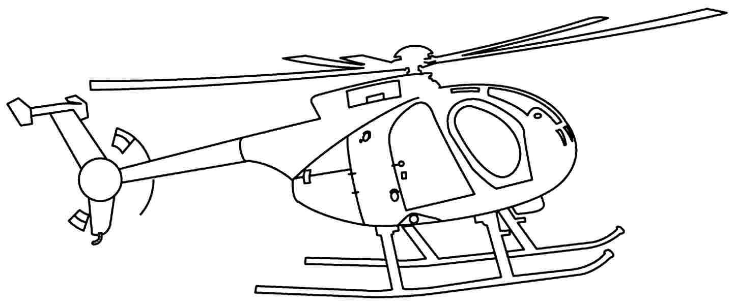 Transportation For Kids Coloring Pages Helicopters Coloring Book Printable