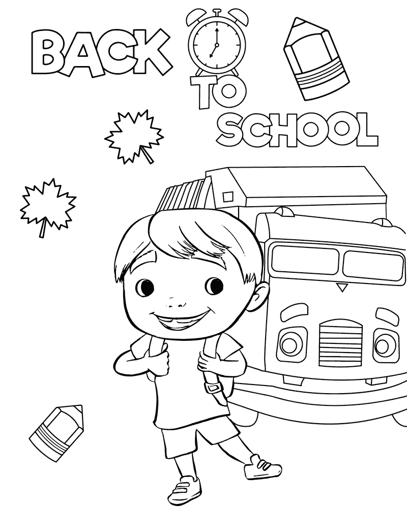Trash Truck Netflix Coloring Sheet