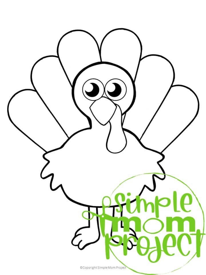 turkey template printable pdf free download