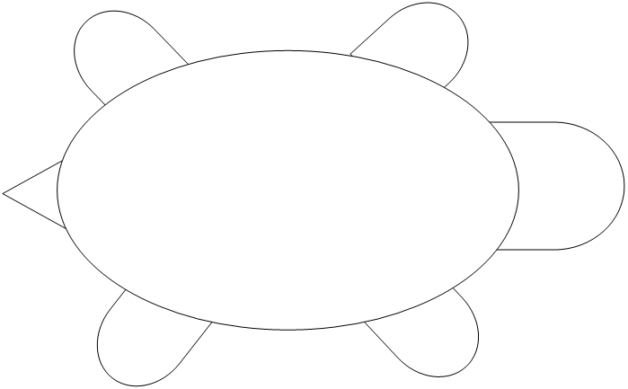 turtle template free printable