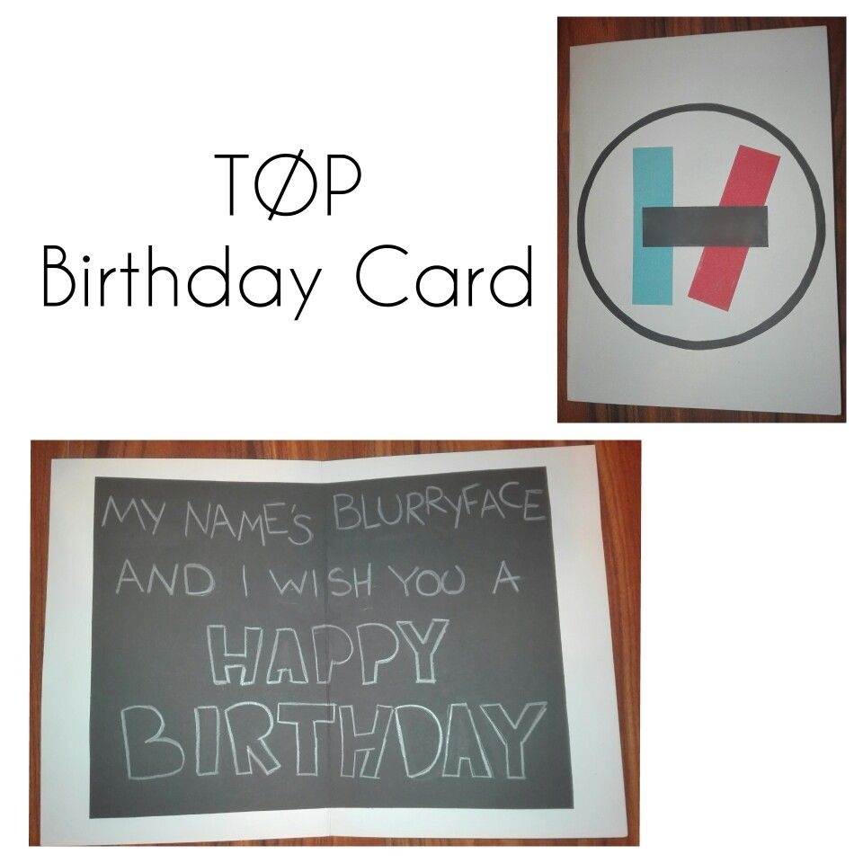 Twenty One Pilots Birthday Card