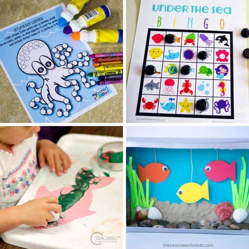 Under The Sea Crafts And Activities For Toddlers My Bored Toddler