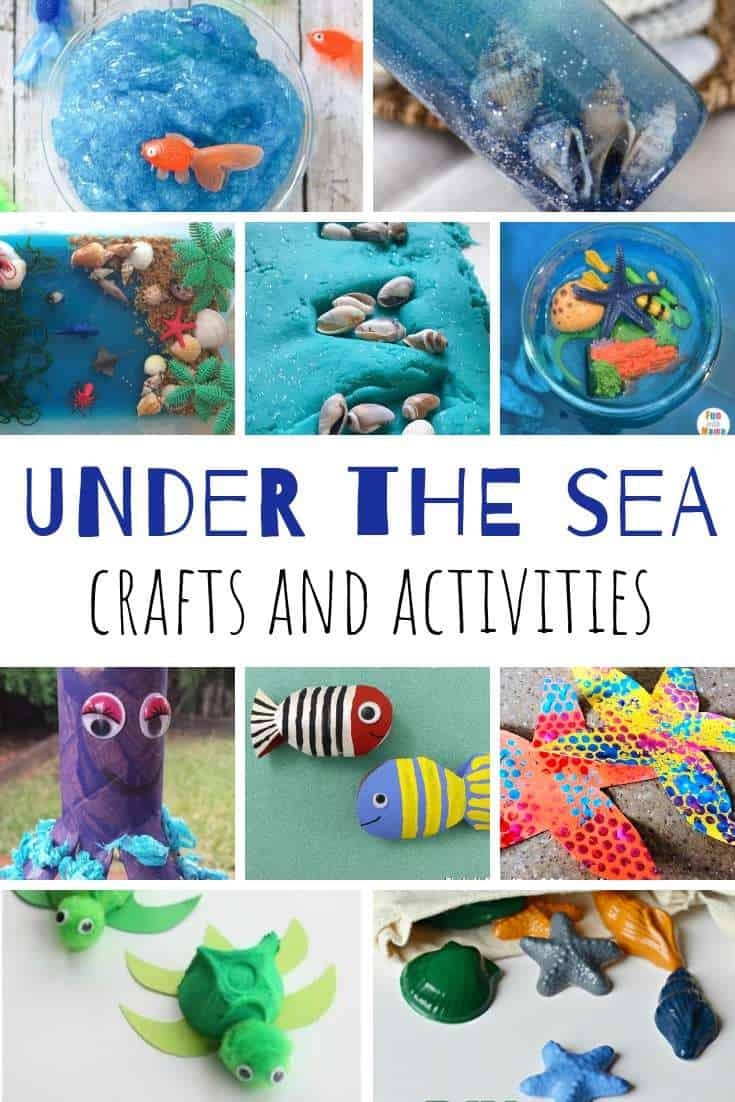 under the sea activities for toddlers printable