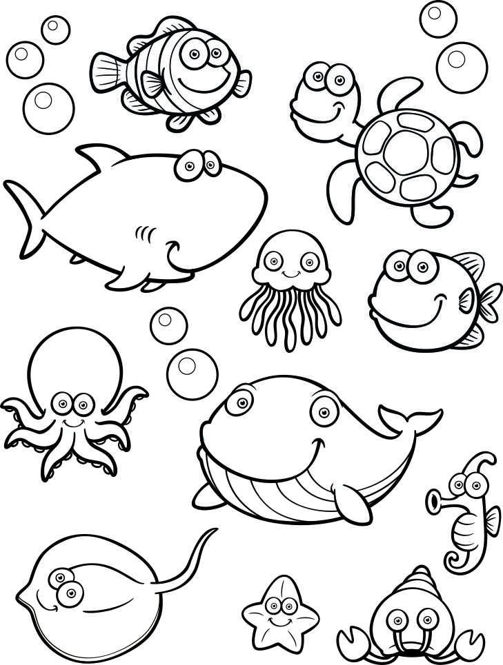Under The Sea Printable