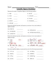 Understanding Significant Figures In Scientific Calculations Course Hero