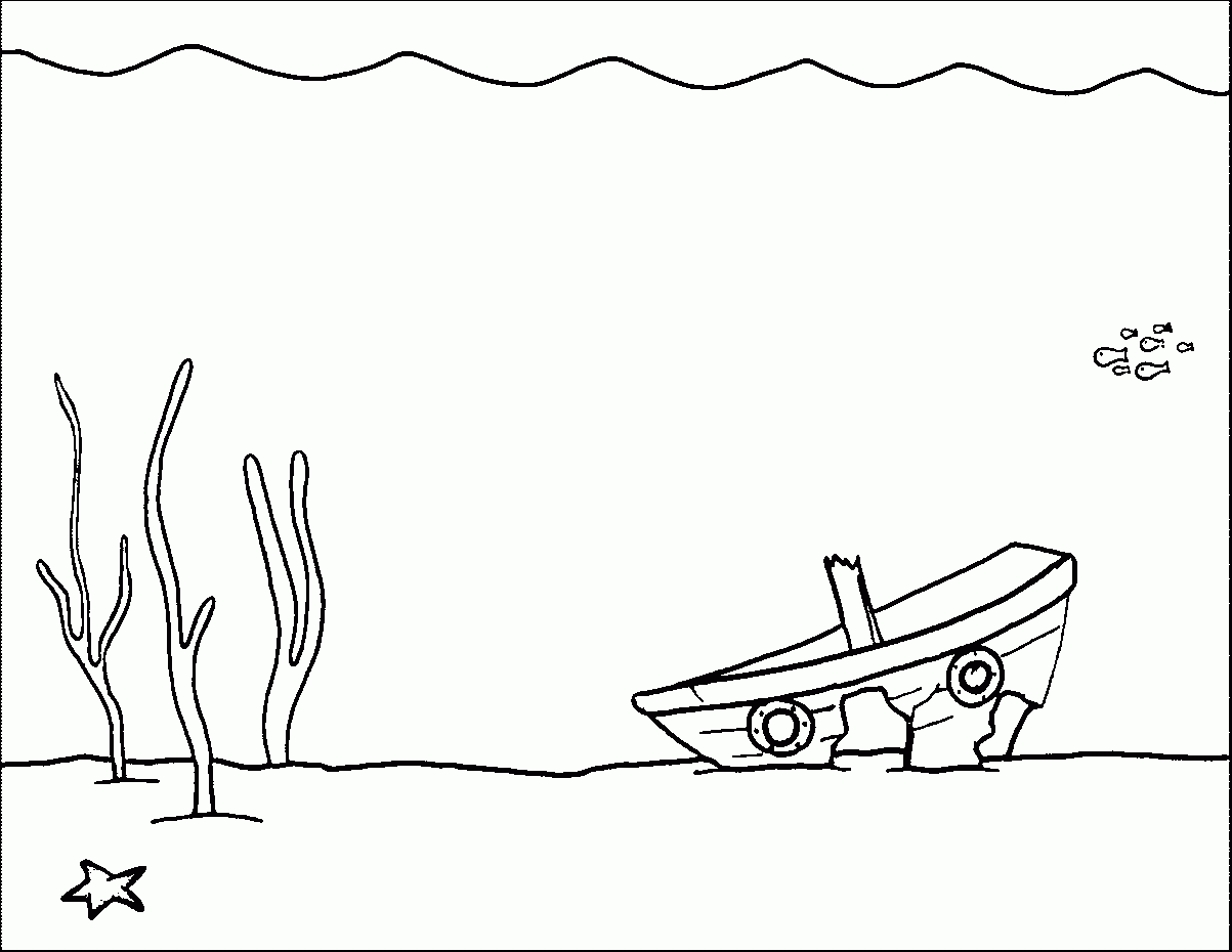 Underwater Coloring Pages Coloring Home