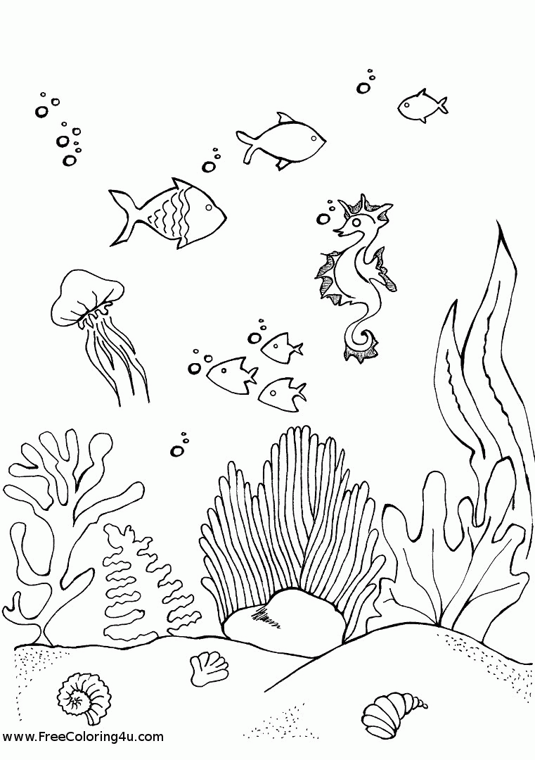 Underwater Coloring Pages