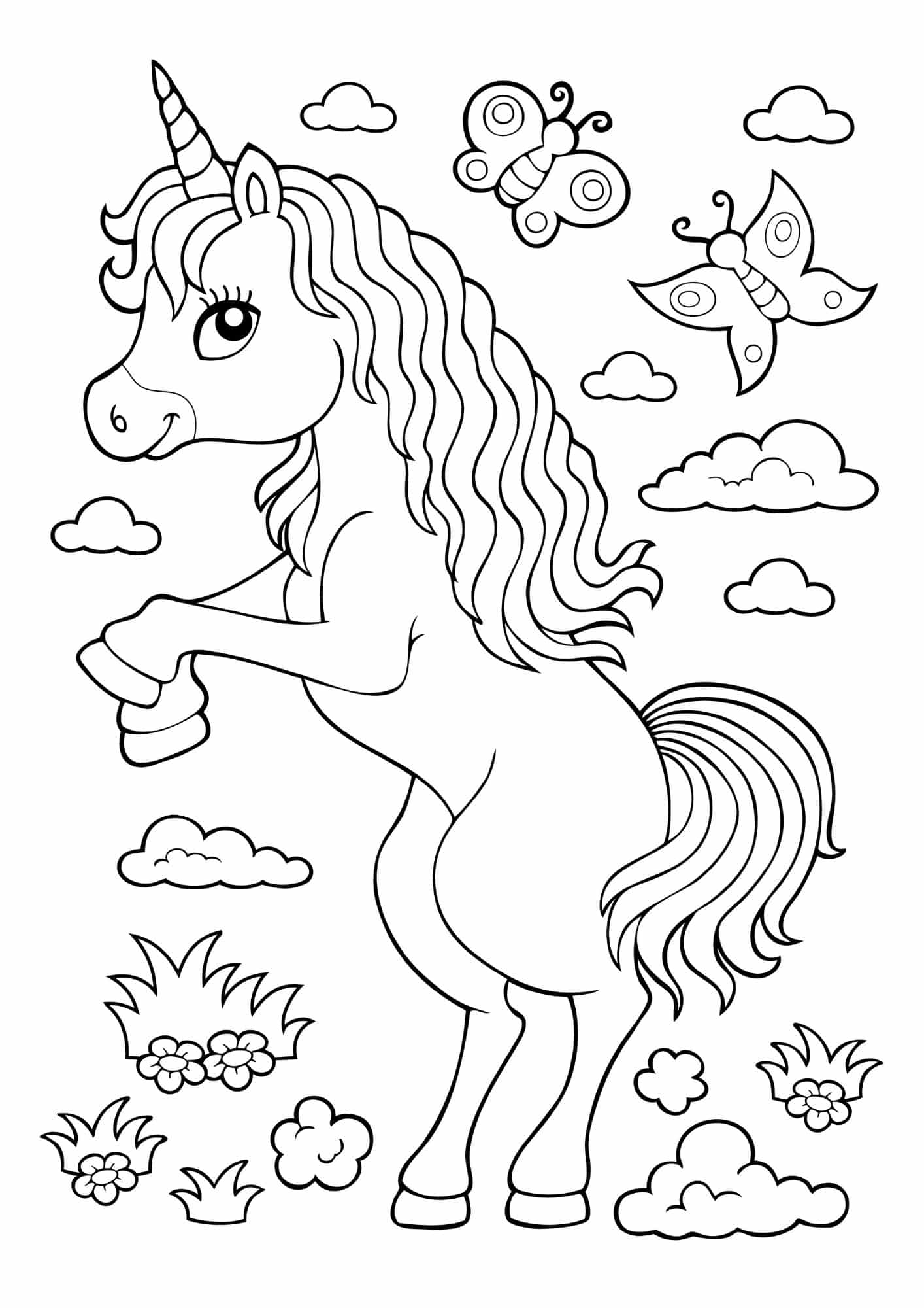 free printable unicorn pictures to color free printable unicorn pictures to color