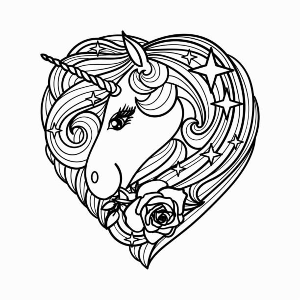 Unicorn Pictures To Color Printable Free Infoupdate