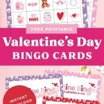 Valentines Bingo Cards FREE Printable Set Of 24 Cards Favorite 