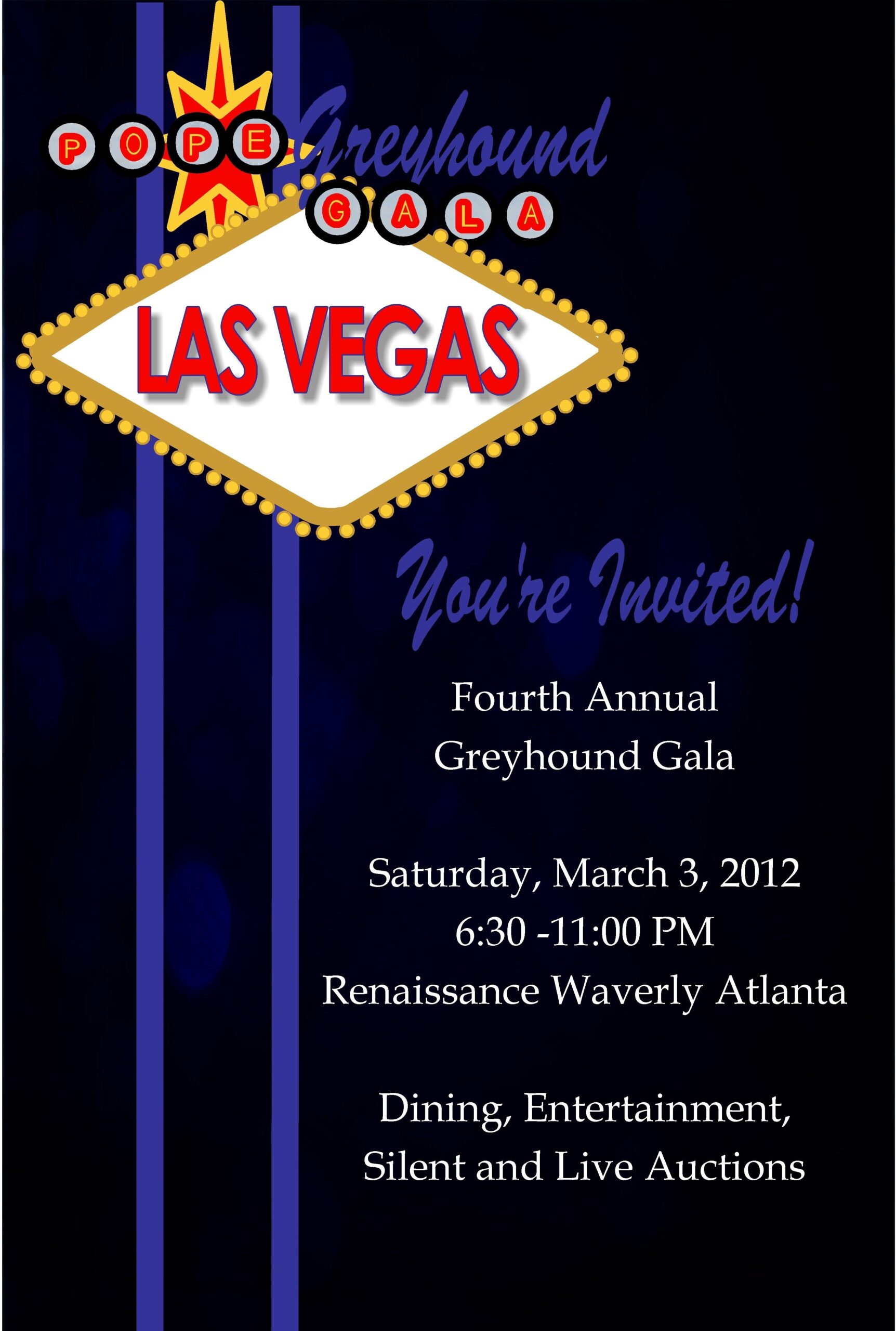 Vegas Invitation Template Printable Word Searches