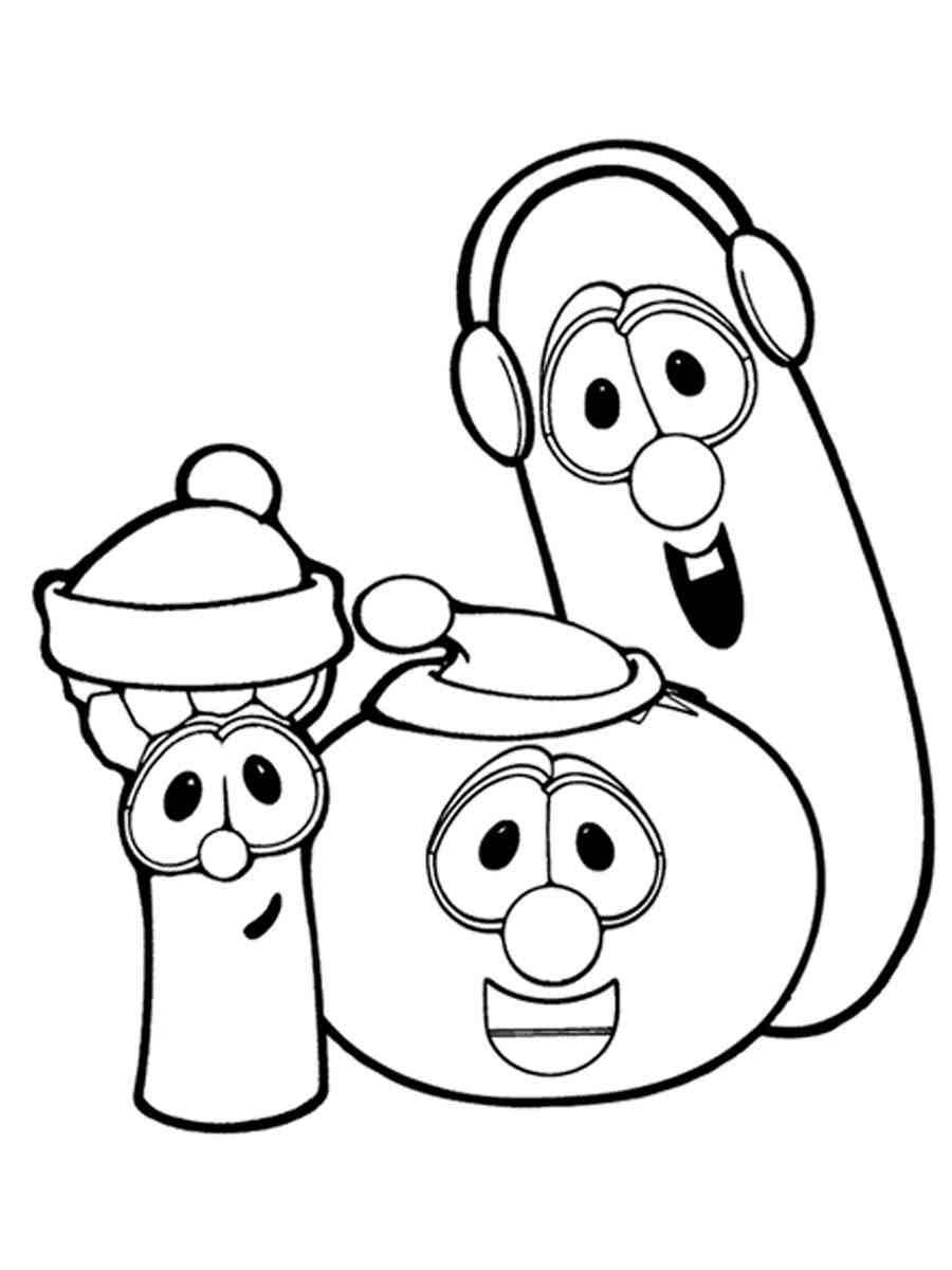 VeggieTales Coloring Pages