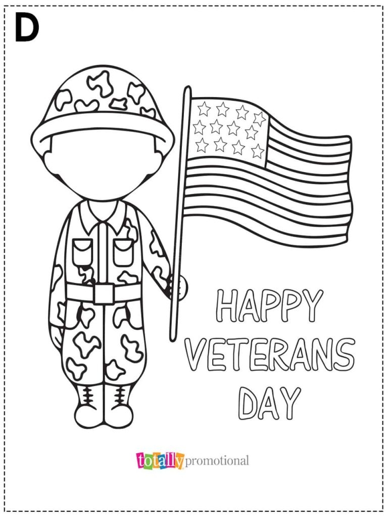 Veterans Day Color Pages 2024 Free Printable Sena Xylina