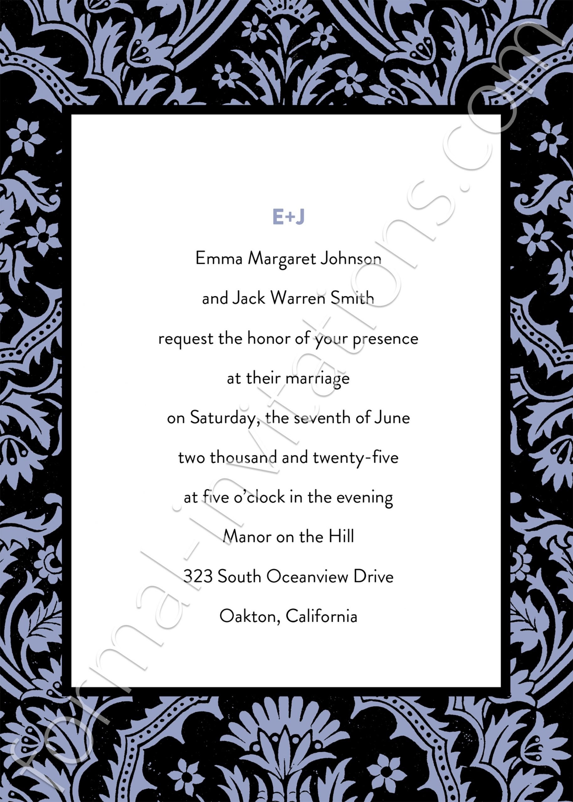 Vintage Lace Invitation Template