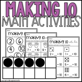 make 10 math worksheets