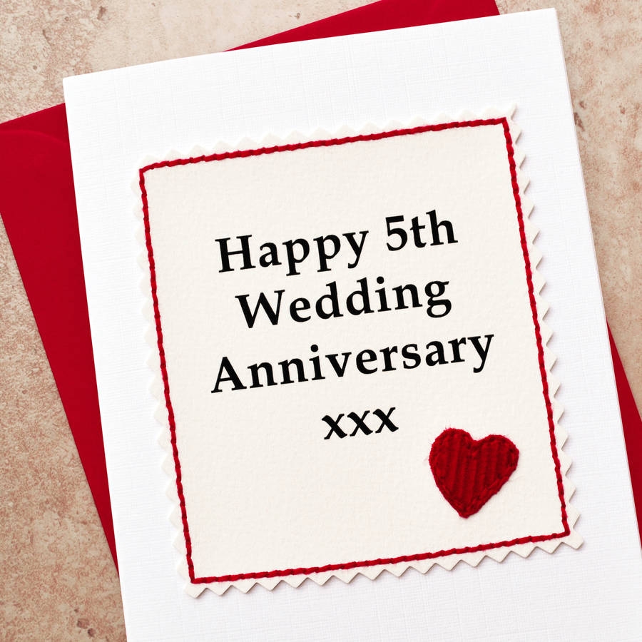 Wedding Anniversary Handmade Cards