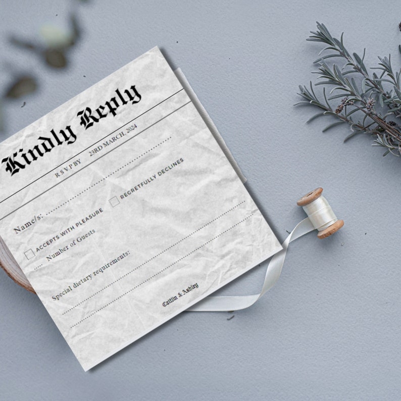 Wedding Newspaper Invitation Template Digital 39 save The Etsy