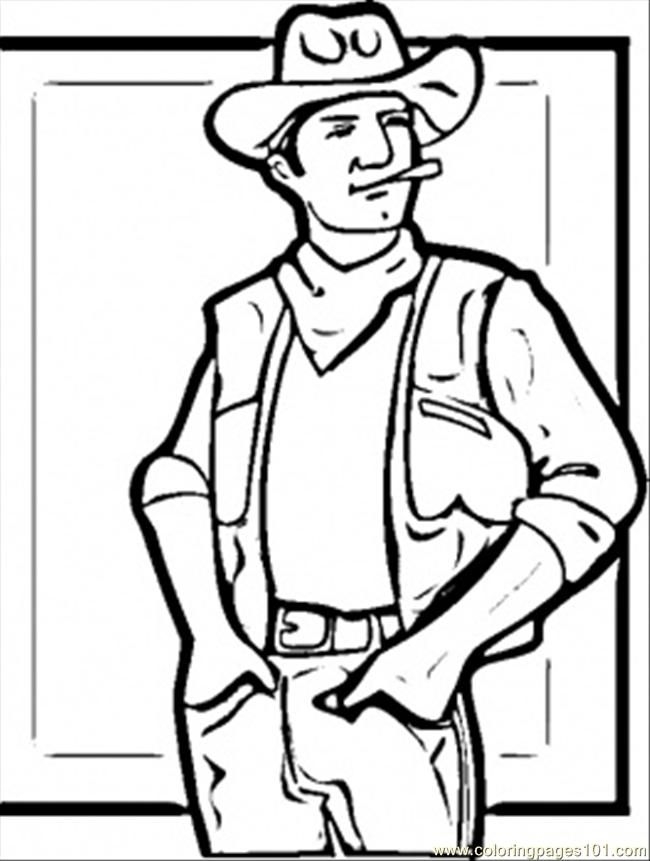 Western Color Pages Coloring Nation