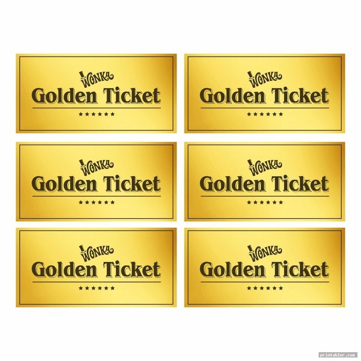 Willy Wonka Golden Ticket Printable Gridgit Golden Ticket 