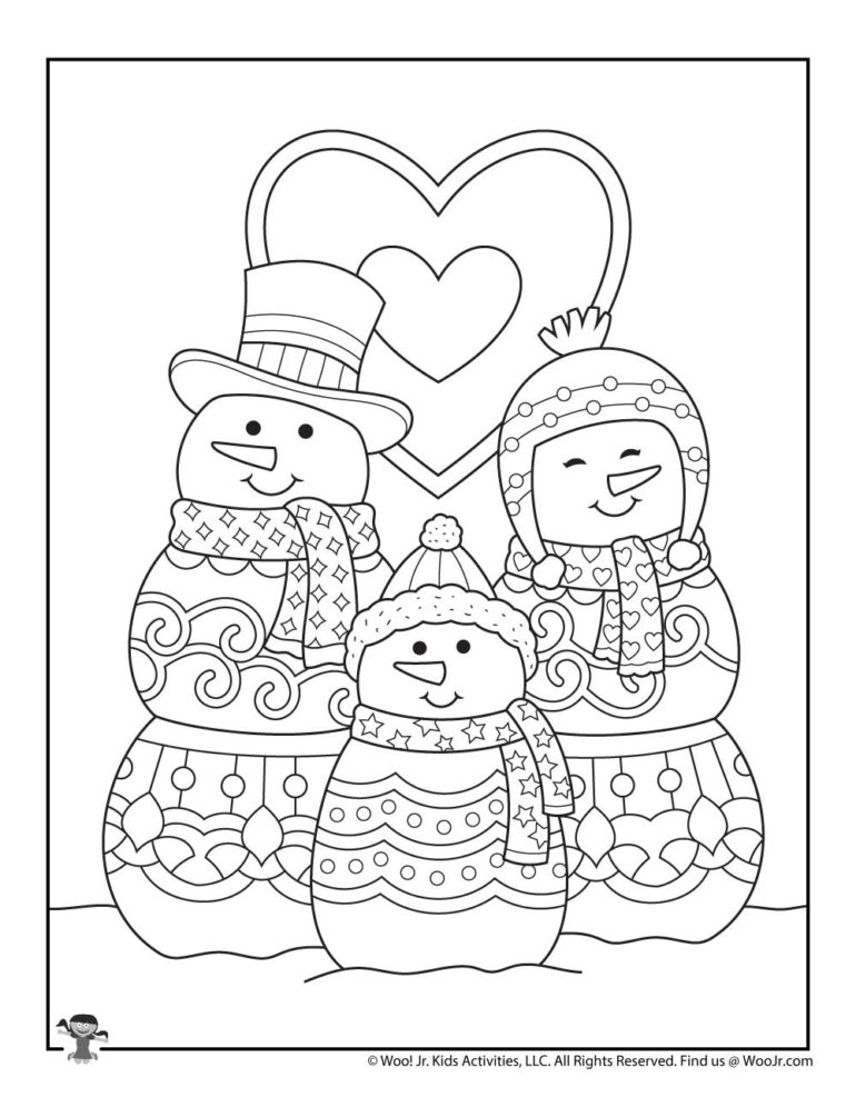 Winter Adult Coloring Pages Woo Jr Kids Activities Children 39 s 