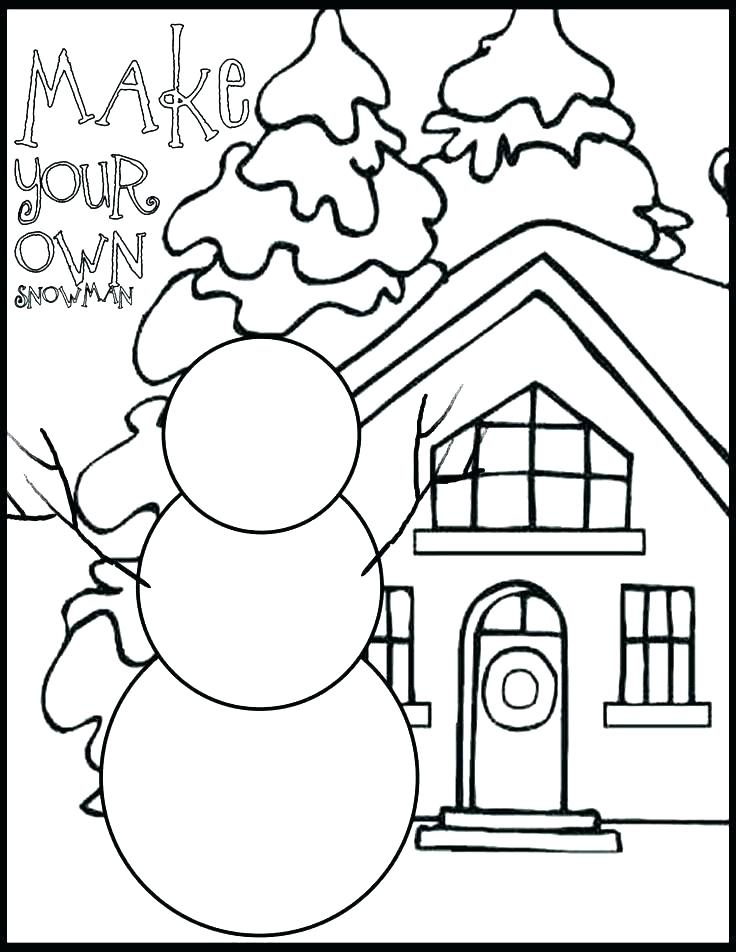 Winter Coloring Pages Printable Pdf