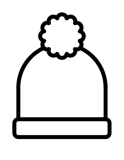 Winter Hat Template Classic Download Printable PDF Templateroller