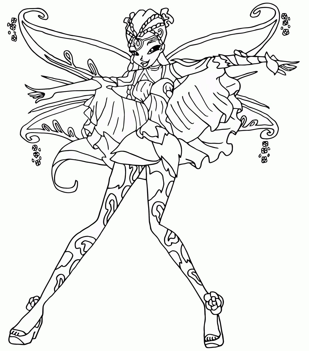 Winx Club Coloring Pages