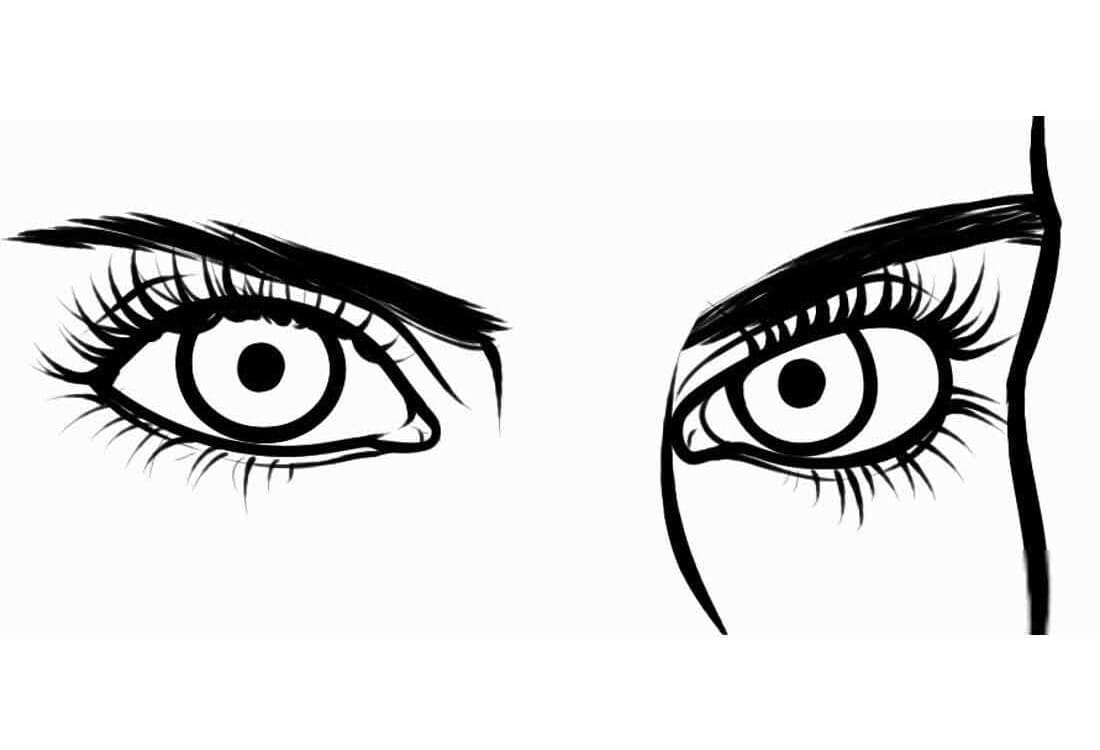 Woman Eyes Coloring Page Free Printable Coloring Pages For Kids