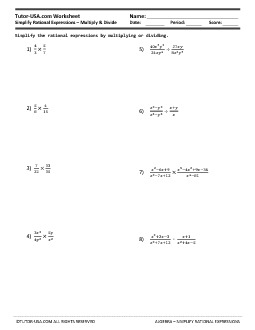 multiplying and dividing rational expressions worksheet