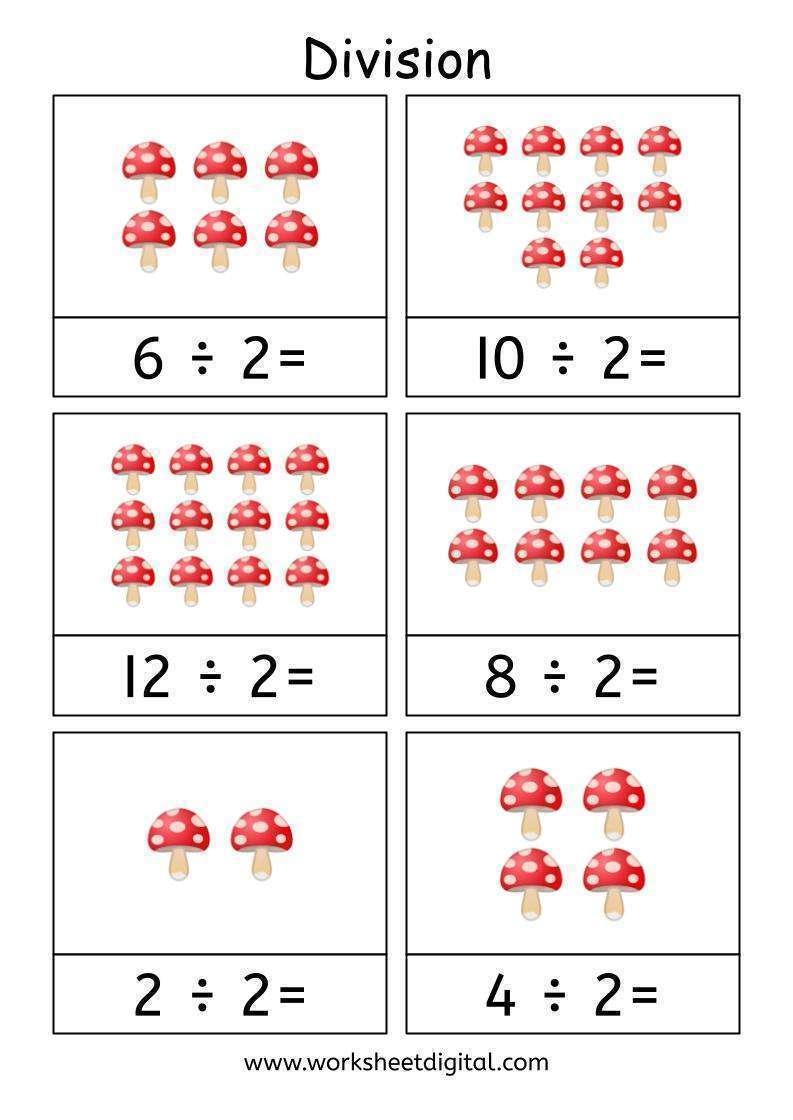 simple division worksheet