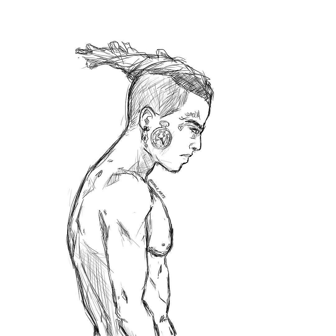 Xxxtentacion Coloring Page Colorful Moments